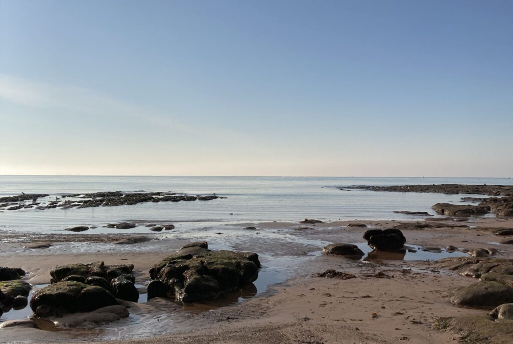 A perfect calm day at the beach