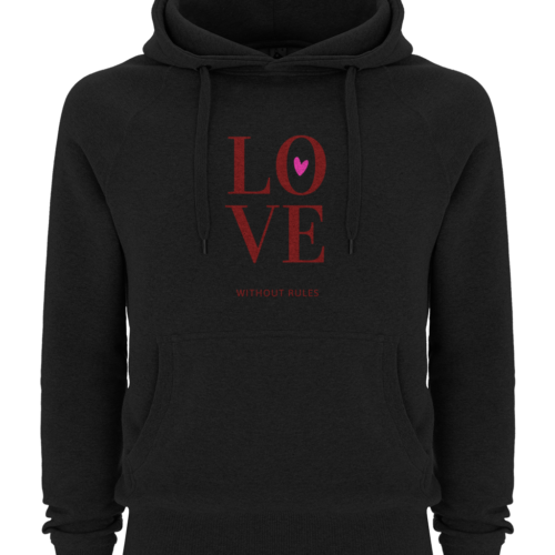 Love Without Rules Hoodie (Organic, Fairtrade, Vegan)