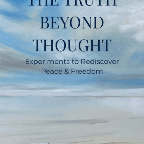 Book cover for Vicki Montague's first book, The Truth Beyond Thought.